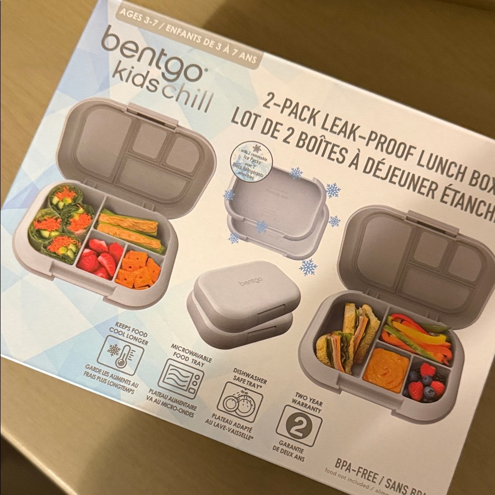 Bentgo Kids Chill Leak-Proof Lunch Box - Gray